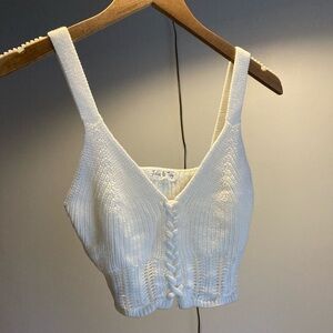 Like new knit crop top size small